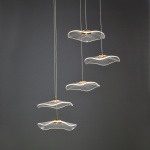 ΚΡΕΜΑΣΤΟ ΦΩΤΙΣΤΙΚΟ LED 25W 3000K 1750LM NINFEA ΟΡΕΙΧΑΛΚΟ ΜΕΤ/ΚΟ IP20 D55XH260CM