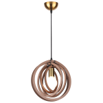 ΚΡΕΜΑΣΤΟ ΦΩΤΙΣΤΙΚΟ 1ΧΕ27 ΑΝ.ΚΑΦΕ ΔΕΡΜΑ MDF D29XH100CM TRITON