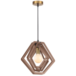 ΚΡΕΜΑΣΤΟ ΦΩΤΙΣΤΙΚΟ 1ΧΕ27 ΑΝ.ΚΑΦΕ ΔΕΡΜΑ MDF D34XH100CM TRITON