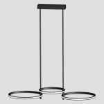 ΦΩΤΙΣΤΙΚΟ ΚΡΕΜΑΣΤΟ 3ΦΩΤΟ LED 33W 700X280X250 ΜΑΥΡΟ ARTE ILLUMINA