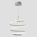 ΦΩΤΙΣΤΙΚΟ ΚΡΕΜΑΣΤΟ ΣΤΡΟΓΓΥΛΟ LED 60W 2000lm 3000K Φ430X1200 ΛΕΥΚΟ ARTE ILLUMINA SATURN