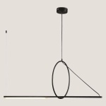 ΦΩΤΙΣΤΙΚΟ ΚΡΕΜΑΣΤΟ LED 15W 120X45 ΜΑΥΡΟ ARTE ILLUMINA