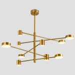 ΦΩΤΙΣΤΙΚΟ ΚΡΕΜΑΣΤΟ ΚΡΕΜΑΣΤΟ 10ΦΩΤΟ LED 60W 143X45 ΧΡΥΣΟ ARTE ILLUMINA