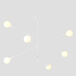 ΦΩΤΙΣΤΙΚΟ ΚΡΕΜΑΣΤΟ 6XΕ27 100X65 ΛΕΥΚΟ ARTE ILLUMINA