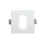 ΣΠΟΤ Νο617 ΤΕΤΡΑΓΩΝΟ ΟΒΑΛ ΛΕΥΚΟ ΑΛΟΥΜΙΝΙΟΥ 88x88