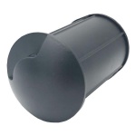 ΦΩΤΙΣΤΙΚΟ ΔΑΠΕΔΟΥ ΕΞΩΤΕΡΙΚΟ 1F LED 3W IP65 85-265V Φ62mm ΜΑΥΡΟ PRO ARTE ILLUMINA