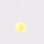 ΦΩΤΙΣΤΙΚΟ ΣΠΙΡΑΛ Φ360 ΛΕΥΚΟ  ARTE ILLUMINA NAXOS