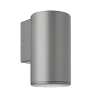 ΑΠΛΙΚΑ ΤΟΙΧΟΥ ΣΤΡΟΓΓΥΛΗ DOWN ΠΛΑΣΤΙΚΗ GU10 ΓΚΡΙ ARTE ILLUMINA