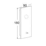 ΒΑΣΗ ΑΠΛΙΚΑΣ 1XE27 (ΧΩΡΙΣ ΚΑΠΕΛΟ) ΧΡΩΜΙΟ ΜΕΤΑΛΛΙΚΗ ΜΕ ΔΙΑΚΟΠ PYTHON - Image 2