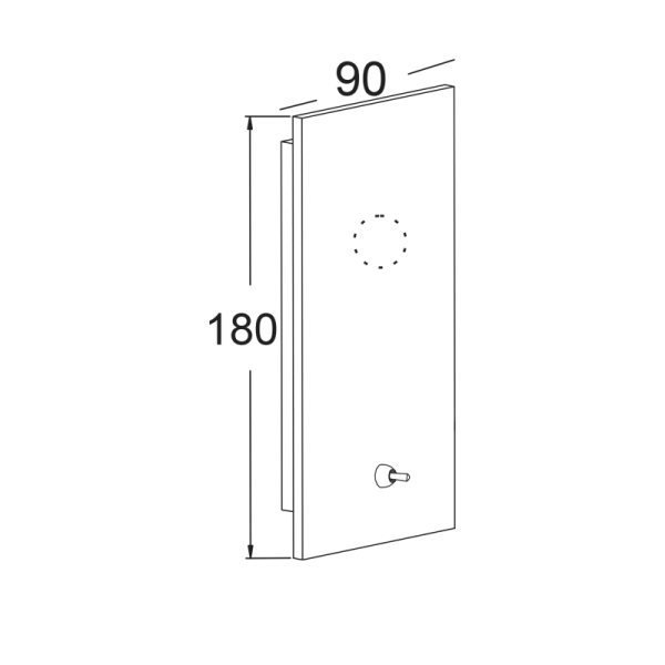 ΒΑΣΗ ΑΠΛΙΚΑΣ 1XE27 (ΧΩΡΙΣ ΚΑΠΕΛΟ) ΧΡΩΜΙΟ ΜΕΤΑΛΛΙΚΗ ΜΕ ΔΙΑΚΟΠ PYTHON - Image 2