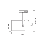 TRACK SPOT PAR30 3C WHITE GOLD BRUSHED No13 - Image 2