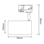 TRACK SPOT PAR 4C WHITE No68 - Image 2