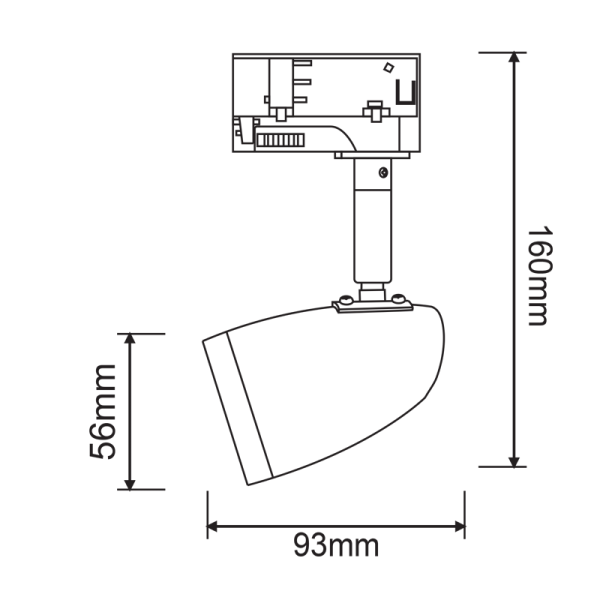 TRACK SPOT GU10 4C WHITE No75 - Image 2