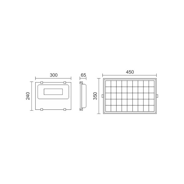 ΗΛΙΑΚΟΙ ΠΡΟΒΟΛΕΙΣ LED SMD 200W 6000K - Image 2