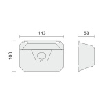 ΗΛΙΑΚΟ ΦΩΤΙΣΤΙΚΟ ΤΟΙΧΟΥ LED ΜΕ ΑΙΣΘΗΤΗΡΑ PIR 2W 6000K - Image 2