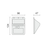 ΗΛΙΑΚΟ ΦΩΤΙΣΤΙΚΟ ΤΟΙΧΟΥ LED ΜΕ ΑΙΣΘΗΤΗΡΑ PIR 2W 6000K - Image 2