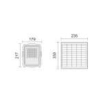 ΗΛΙΑΚΟΣ ΠΡΟΒΟΛΕΑΣ LED ΜΕ ΑΙΣΘΗΤΗΡΑ ΚΙΝΗΣΗΣ - ΦΩΤΟΣ 100W 6000Κ - Image 2