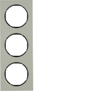 10132204_MD01_NORMAL_212678_187 B.ΠΛΑΙΣΙΟ 3Θ. INOX ΜΑΥΡΟ R.3 - Image 1