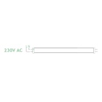T8 G13 LED SMD 18W 1.2M 230V 2050LM 3000K 160° RA80 40.000Hrs & LED STARTER - Image 2