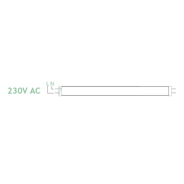 T8 G13 LED SMD 18W 1.2M 230V 2050LM 3000K 160° RA80 40.000Hrs & LED STARTER - Image 2