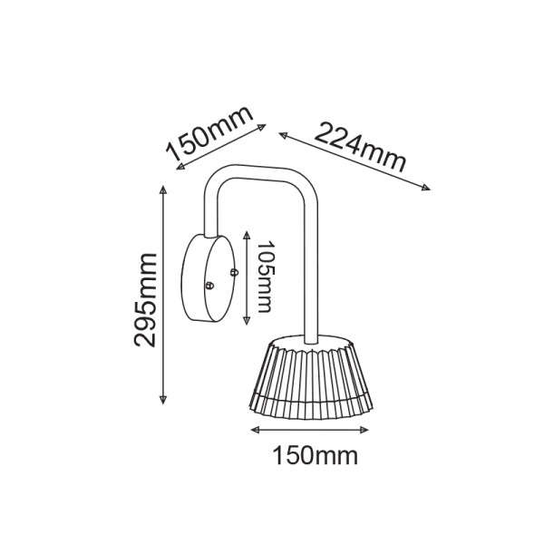 LED SMD WALL LUMINAIRE 10W 400LM 85° 230V AC 3.000K DARK GREY CRI80 IP54 30.000HRS - Image 3