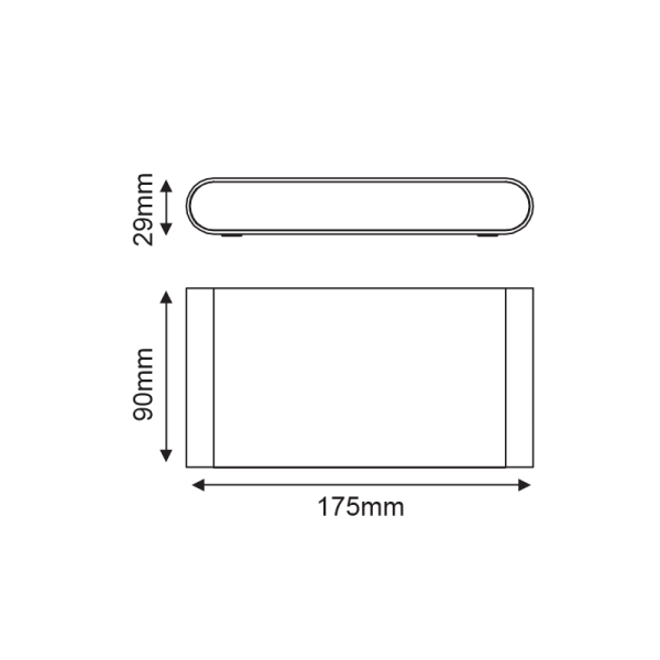 LED SMD WALL LUMINAIRE 11W 570LM 60° 230V AC 3.000K MATT WHITE CRI80 IP54 30.000HRS - Image 3