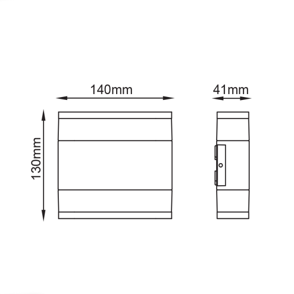 LED SMD WALL LUMINAIRE 9W 480LM 110° 230V AC 3.000K DARK GREY CRI80 IP54 30.000HRS - Image 3