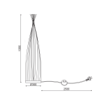 ΕΠΙΔΑΠΕΔΙΟ Φ/Σ 1ΧΕ27 BAMBOO D30XH100CM SERIFOS - Image 3