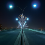 "HALF XMAS TREE", 252&200LED ΕΠΙΣT ΣΧΕΔ 7mΜΟΝΟΚ. ΦΩΤ+ΛΑΜ ΣΕΙΡ,CW+ΚΙΤΡ ΣΤΑΘ,IP44,750x200CM,1.5m ΤΡ - Image 2