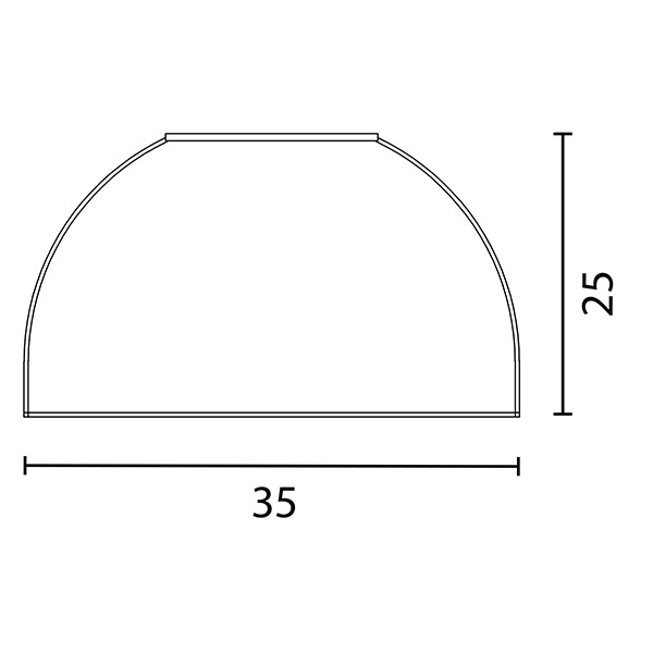 ΠΛΑΦΟΝΙΕΡΑ LED 20W Φ35*H20CM 3 CCT ΜΑΥΡΟ ARTE ILLUMINA MOONLIGHT - Image 3