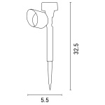 ΗΛΙΑΚΟ ΦΩΤΙΣΤΙΚΟ ΚΗΠΟΥ ΚΑΡΦΩΤΟ ΚΙΝΗΤΟ Φ55X325mm 4000Κ ARTE ILLUMINA - Image 3