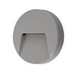 ΦΩΤΙΣΤΙΚΟ ΤΟΙΧΟΥ SLIM LED 3W IP65 230V 4000K Φ135mm ΓΚΡΙ PRO ARTE ILLUMINA - Image 2