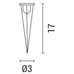 BAΣH ΚΗΠΟΥ ΚΑΡΦΩΤΗ ΜΕΤΑΛΛΙΚΗ ΛΕΥΚΗ ARTE ILLUMINA - Image 2