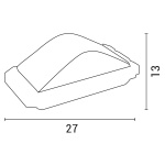 ΑΠΛΙΚΑ ΤΟΙΧΟΥ ΑΛΟΥΜΙΝΙΟΥ ΛΕΥΚΗ ARTE ILLUMINA - Image 2