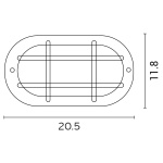 ΚΑΡΑΒΟΧΕΛΩΝΑ ME ΠΛΑΣΤΙΚΟ ΠΛΕΓΜΑ ΛΕΥΚΗ 42W ARTE ILLUMINA - Image 2