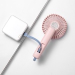 ΑΝΕΜΙΣΤΗΡΑΣ ΧΕΙΡΟΣ ΕΠΑΝΑΦΟΡΤΙΖΟΜΕΝΟΣ ΜΕ USB ΚΑΙ ΠΕΡΙΣΤΡΟΦΗ 180° Φ9 ΡΟΖ - Image 3