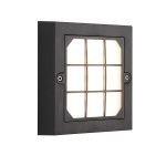 ΦΩΤΙΣΤΙΚΟ ΤΟΙΧΟΥ LED 6W 135X135X32 3CCT IP65 ΜΑΥΡΟ ARTE ILLUMINA SENARIO