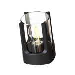 ΑΠΛΙΚΑ ΤΟΙΧΟΥ ΑΛΟΥΜΙΝΙΟΥ Ε27 ΜΑΧ 20W IP54 120Χ120Χ160mm ΜΑΥΡO ARTE ILLUMINA