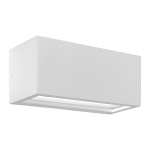 ΑΠΛΙΚΑ ΤΟΙΧΟΥ 2XΕ27 250X110X10 IP54 ΛΕΥΚΗ  UP DOWN ARTE ILLUMINA AMIGO