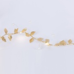 ΣΕΙΡΑ, 15 MINI LED, ΔΙΑΚΟΣΜΗΤΙΚΑ ΦΥΛΛΑ & ΠΕΡΛΕΣ, ΜΠΑΤΑΡΙΑΣ 3xΑΑ, ΧΡΟΝΟΔΙΑΚΟΠΤΗ, ΑΣΗΜΙ ΧΑΛΚΙΝΟ ΚΑΛΩΔΙΟ, ΘΕΡΜΟ ΛΕΥΚΟ LED ΑΝΑ 10cm, ΠΡΟΕΚΤΑΣΗ ΠΑΡΟΧΗΣ 30cm, IP20 - Image 4
