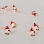 ΣΕΙΡΑ, 20 LED 3mm, ΔΙΑΚΟΣΜΗΤΙΚΑ ΑΚΡΥΛΙΚΑ ΜΑΝΙΤΑΡΙΑ, ΜΠΑΤΑΡΙΑΣ 3xΑΑ, ΧΡΟΝΟΔΙΑΚΟΠΤΗ, ΘΕΡΜΟ ΛΕΥΚΟ LED ΑΝΑ 10cm, ΑΣΗΜΙ ΧΑΛΚΙΝΟ ΚΑΛΩΔΙΟ, ΠΡΟΕΚΤΑΣΗ ΠΑΡΟΧΗΣ 30cm, IP20 - Image 2