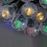 ΣΕΙΡΑ, 80 LED 5mm, ΑΚΡΥΛΙΚΕΣ ΜΠΑΛΕΣ 1.8cm, ΗΛΙΑΚΟ ΣΥΛΛΕΚΤΗ ΜΕ ΑΙΣΘΗΤΗΡΑ ΦΩΤΟΣ, 8 ΠΡΟΓΡΑΜΜΑΤΑ, ΠΡΑΣΙΝΟ PVC ΚΑΛΩΔΙΟ, ΧΡΩΜΑΤΙΣΤΟ LED ANA 10cm, ΠΡΟΕΚΤΑΣΗ ΠΑΡΟΧΗΣ 1m, IP44 - Image 2