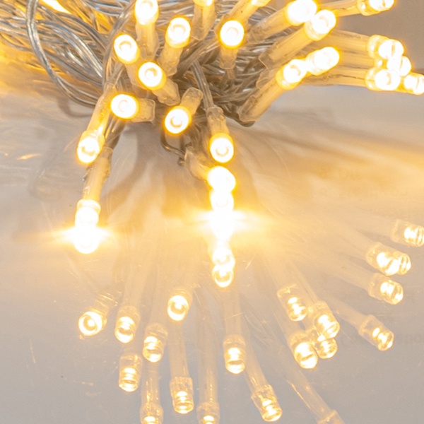 ΣΕΙΡΑ, 24 LED 3mm, ΜΠΑΤΑΡΙΑΣ 3xAA, 8 ΠΡΟΓΡΑΜΜΑΤΑ & ΜΝΗΜΗ, TIMER, ΔΙΑΦΑΝΟ PVC ΚΑΛΩΔΙΟ, ΘΕΡΜΟ ΛΕΥΚΟ LED ANA 10cm, ΠΡΟΕΚΤΑΣΗ ΠΑΡΟΧΗΣ 30cm, IP44 (DISPLAY BOX 24τμχ) - Image 3