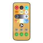 ΑΝΕΜΙΣΤΗΡΑΣ-ΦΩΤΙΣΤΙΚΟ Φ42 ΜΕ 4 ΛΕΥΚΕΣ ΚΑΙ 4 ΧΡΩΜΑΤΙΣΤΕΣ ΦΤΕΡΩΤΕΣ 22W ΒΙΔΩΤΟΣ ΣΕ Ε27 - Image 2