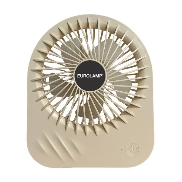 ΑΝΕΜΙΣΤΗΡΑΣ ΕΠΙΤΡΑΠΕΖΙΟΣ ΕΠΑΝΑΦΟΡΤΙΖΟΜΕΝΟΣ SLIM 4.5W ΜΠΕΖ - Image 2