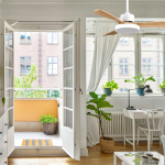 ΑΝΕΜΙΣΤΗΡΑΣ ΟΡΟΦΗΣ ΛΕΥΚΟ ΚΑΙ ΞΥΛΟ ΜΕ LED ΦΩΣ ΚΑΙ ΚΟΝΤΡΟΛ Φ122 DC 35W - Image 2