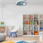 ΑΝΕΜΙΣΤΗΡΑΣ ΟΡΟΦΗΣ ΠΑΙΔΙΚΟΣ ΑΣΤΡΟΝΑΥΤΗΣ ΜΠΛΕ 15W ΜΕ LED ΦΩΣ 48W ΚΑΙ ΚΟΝΤΡΟΛ - Image 3