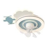 ΑΝΕΜΙΣΤΗΡΑΣ ΟΡΟΦΗΣ ΠΑΙΔΙΚΟΣ ΑΕΡΟΠΛΑΝΑΚΙ ΜΠΛΕ 15W ΜΕ LED ΦΩΣ 65W ΚΑΙ ΚΟΝΤΡΟΛ