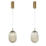 ΦΩΤΙΣΤΙΚΟ ΚΡΕΜΑΣΤΟ ΓΥΑΛΙ 1XE27 Max15w 150X230mm ΛΕΥΚΟ ARTE ILLUMINA CANDY