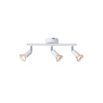 ΣΠΟΤ ΚΙΝΗΤΟ 2ΦΩΤΟ ΜΕΤΑΛΛΙΚΟ 2XGU10 Max 7W 220X80X125mm ΛΕΥΚΟ  ARTE ILLUMINA VORRAS